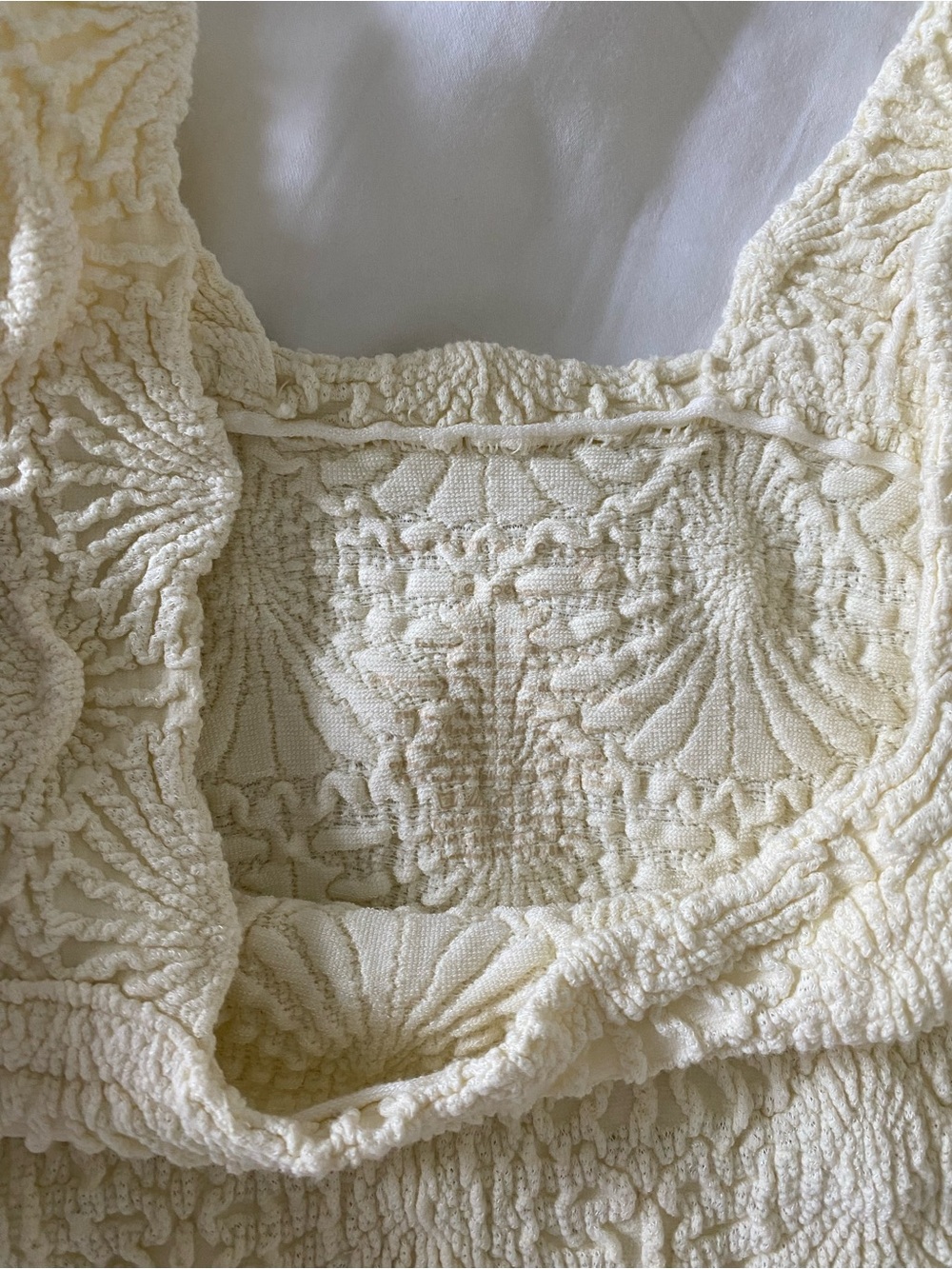 Free People Love Letter Cami Cream - Picture 4 of 5